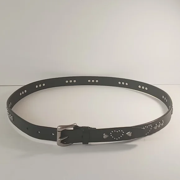 Nine West Hearts Designer Fashion Belt CHROME HEARTS BELTS New drop 3 PM EST STARCHIVE.NYC 50+ new  main image 2